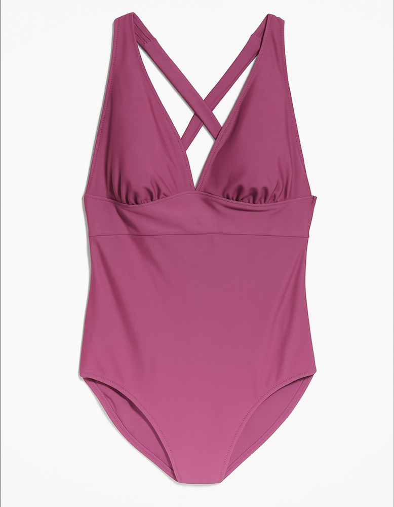 Old Navy Matching V-Neck One-Piece Swimsuit – Size 2X NWT